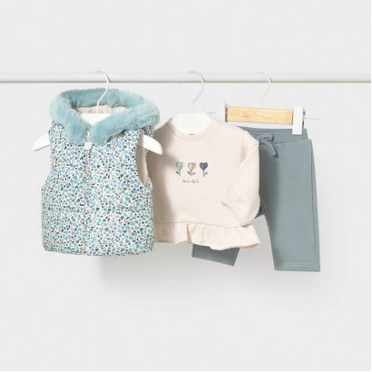 Set sport bebe Mayoral pentru fetita cu vesta
