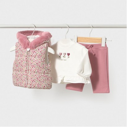 Set sport bebe Mayoral pentru fetita cu vesta