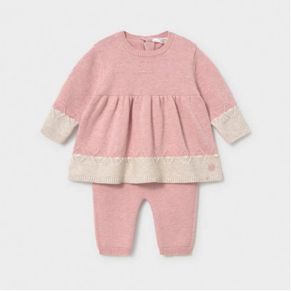Set bebe Mayoral pentru fetita cu colanti si bluza