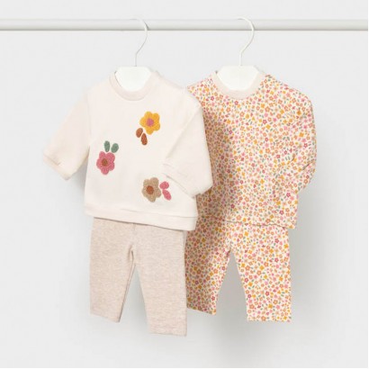 Set bebe Mayoral pentru fetita 4 p cu colanti