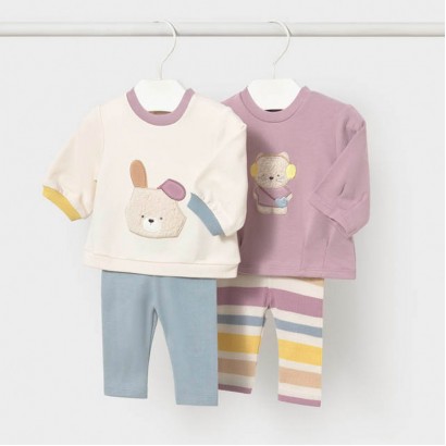 Set bebe Mayoral pentru fetita 4 p cu colanti
