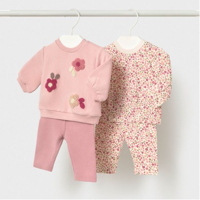 Set bebe Mayoral pentru fetita 4 p cu colanti