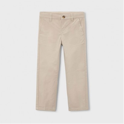 Pantaloni chino copii Mayoral pentru baiat cu logo