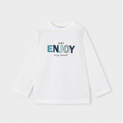 Bluza copii Mayoral pentru baiat cu inscriptie de efect