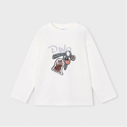 Bluza copii Mayoral pentru baiat cu decoratie de efect