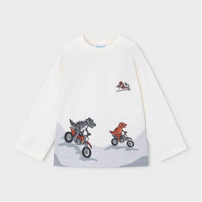 Bluza copii Mayoral pentru baiat cu print de efect