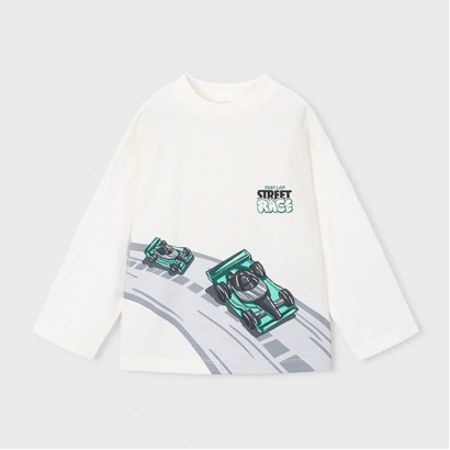 Bluza copii Mayoral pentru baiat cu print de efect