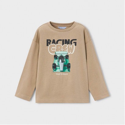 Bluza copii Mayoral pentru baiat cu inscriptie Racing