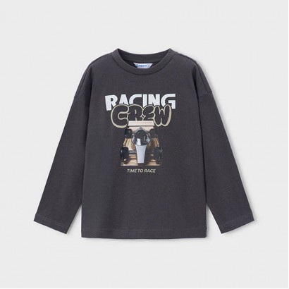 Bluza copii Mayoral pentru baiat cu inscriptie Racing