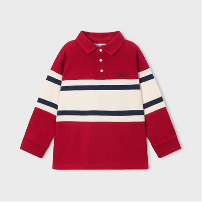 Bluza copii Mayoral pentru baiat combinata cu guler