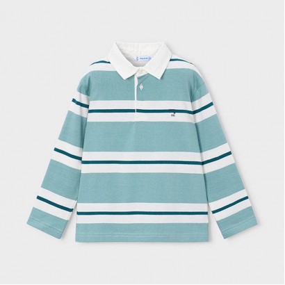 Bluza in dungi copii Mayoral pentru baiat cu guler