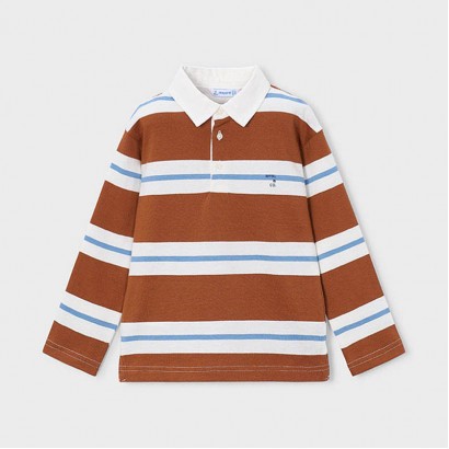 Bluza in dungi copii Mayoral pentru baiat cu guler