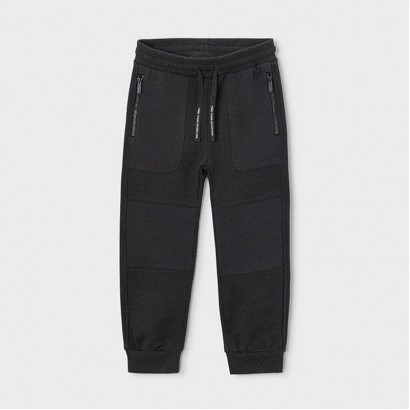 Pantaloni sport copii Mayoral pentru baiat cu sireturi si fermoare