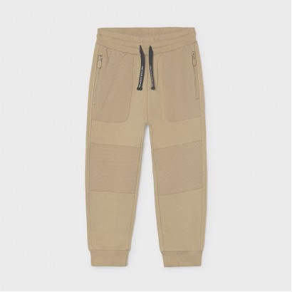 Pantaloni sport copii Mayoral pentru baiat cu sireturi si fermoare