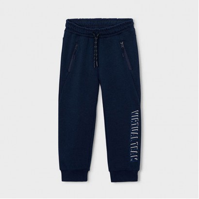 Pantaloni sport copii Mayoral pentru baiat cu inscriptie