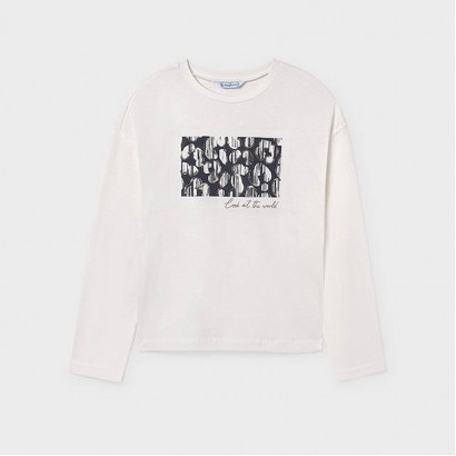 Bluza copii Mayoral pentru fata Look at the world