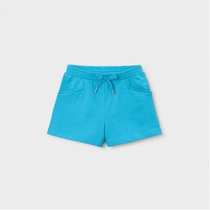 Pantaloni scurti copii cu sireturi decorativi Mayoral pentru fata