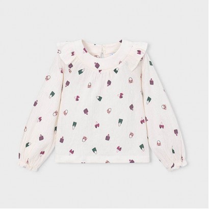 Bluza copii Mayoral pentru fata cu print colorat