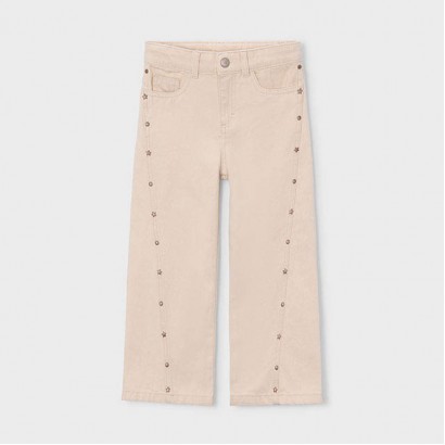 Pantaloni de efect copii Mayoral pentru fata cu picior larg