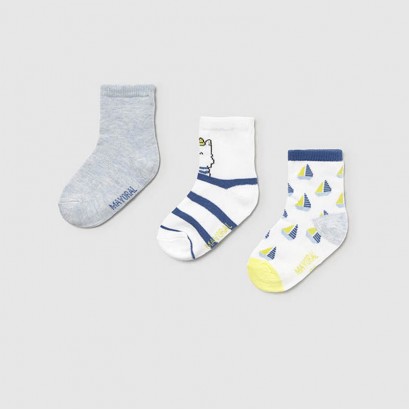 Set bebe 3 p sosete Mayoral pentru baiat