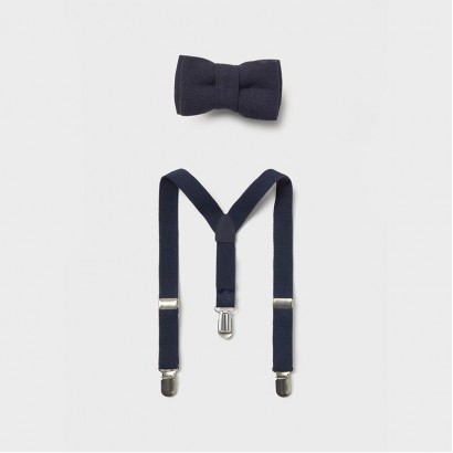 Set bebe Mayoral pentru baiat bretele si papion