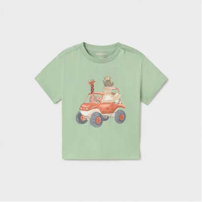 Tricou bebe Mayoral pentru baiat cu masina