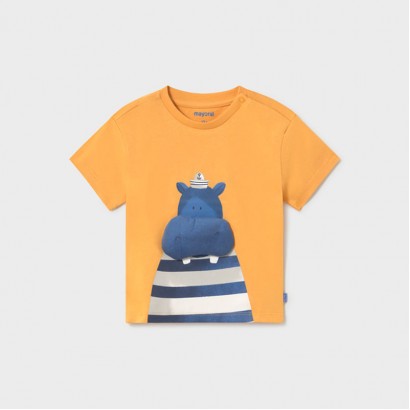 Tricou bebe cu aplicatii Mayoral pentru baiat