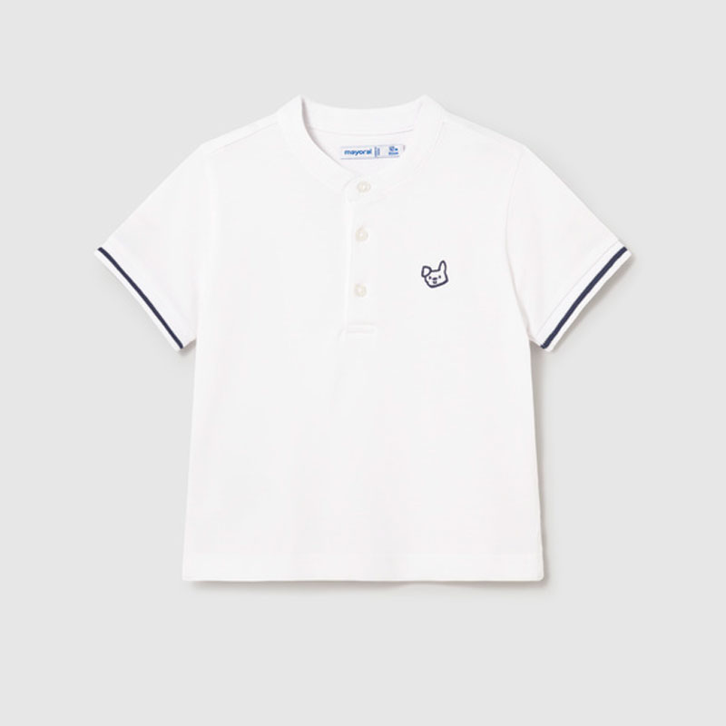 Tricou bebe Mayoral pentru baiat cu nasturi