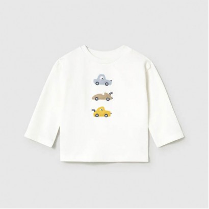 Bluza bebe Mayoral pentru baiat cu broderie cu maneca lunga