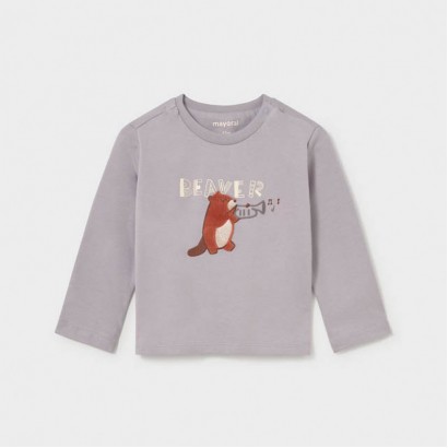 Bluza bebe Mayoral pentru baiat cu motiv muzical