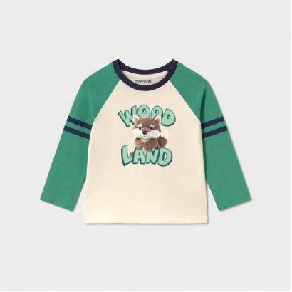 Bluza bebe Mayoral pentru baiat contrastanta