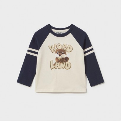 Bluza bebe Mayoral pentru baiat contrastanta