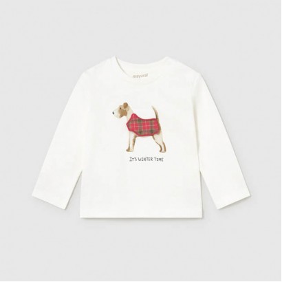 Bluza bebe Mayoral pentru baiat cu aplicatie de joaca