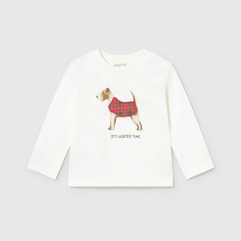 Bluza bebe Mayoral pentru baiat cu aplicatie de joaca