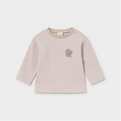 Bluza bebe Mayoral pentru baiat cu maneca lunga si aplicatie
