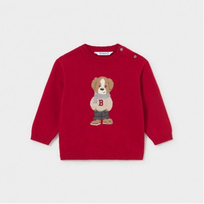 Pulover bebe Mayoral pentru baiat cu aplicatie