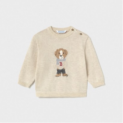 Pulover bebe Mayoral pentru baiat cu aplicatie