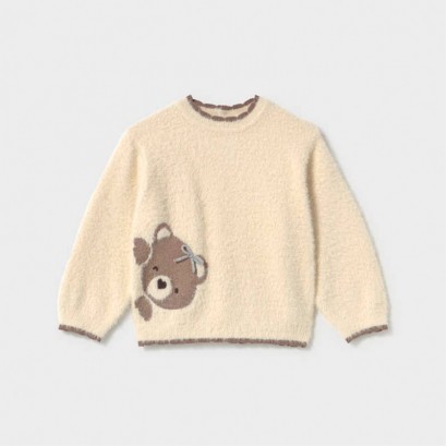 Pulover pufos bebe Mayoral pentru fetita