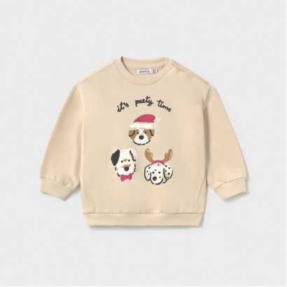 Pulover bebe Mayoral pentru baiat cu aplicatie brodata