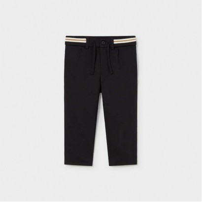 Pantaloni formali bebe Mayoral pentru baiat cu sireturi