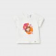Tricou bebe cu broderie Mayoral pentru fetita