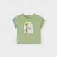 Tricou bebe Mayoral pentru fetita cu imprimeu