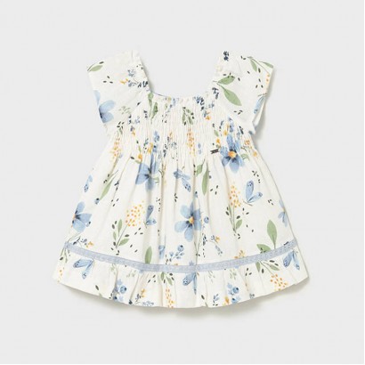 Rochita bebe Mayoral pentru fetita cu print flori