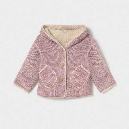 Cardigan reversibil bebe Mayoral pentru fetita