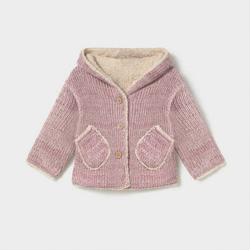 Cardigan reversibil bebe Mayoral pentru fetita