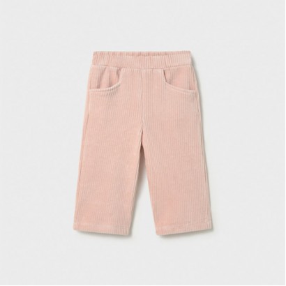 Pantaloni bebe Mayoral pentru fetita rips cu talie elastica