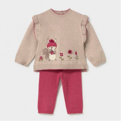 Set bebe Mayoral pentru fetita din tricot