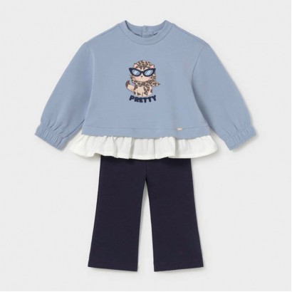 Set bebe Mayoral pentru fetita colanti si bluza