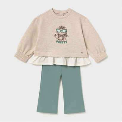 Set bebe Mayoral pentru fetita colanti si bluza