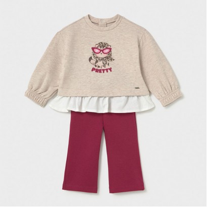 Set bebe Mayoral pentru fetita colanti si bluza